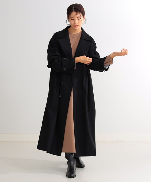 ATON（エイトン）の「ATON / メリノ カレッジ フランネルレール コート