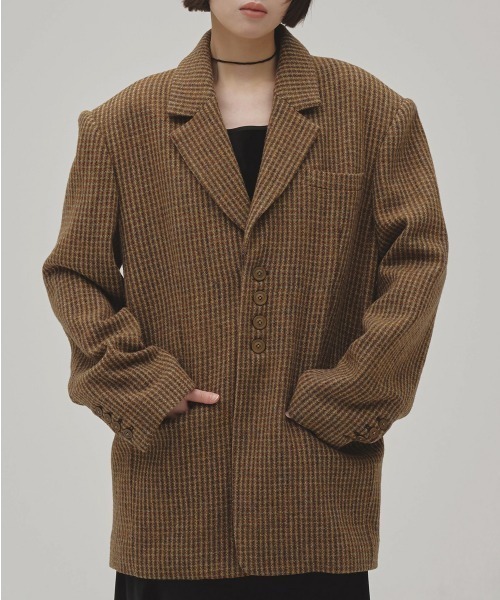 Wool100% Check Jacket（テーラードジャケット）｜TODAYFUL（トゥデイ