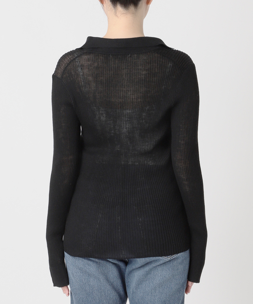 plage（プラージュ）の「TAILOR COLLAR RIB プルオーバー（ニット