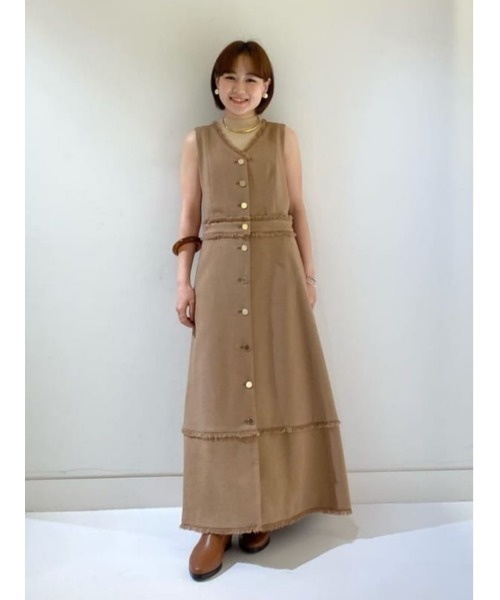 allureville（アルアバイル）の「ノンウールツイードフリンジフレア