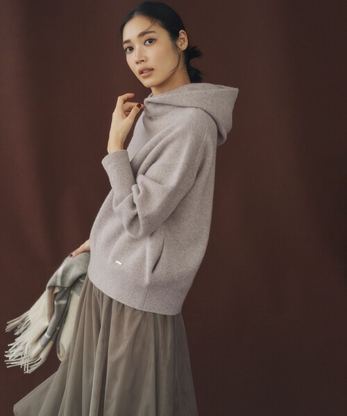 カシミヤ チェック柄 ストール（ストール/ショール）｜23区（ニジュウ