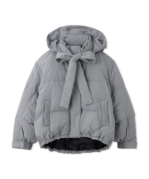 LILY BROWN（リリーブラウン）の「ボウタイ付きRecycleダウン