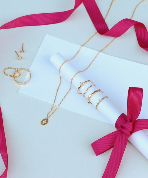 WEB限定】K18vermeil ダイヤモンドスターピアス（ピアス（両耳用