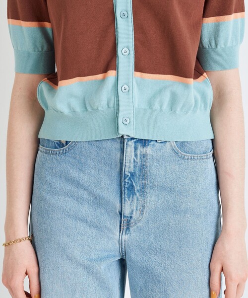 MACPHEE（マカフィー）の「□ドライコットン ハーフスリーブ