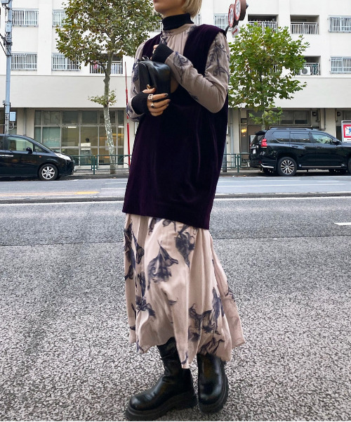 Ameri（アメリ）の「UND CALLA FLOCKY DRESS（ワンピース）」 - WEAR