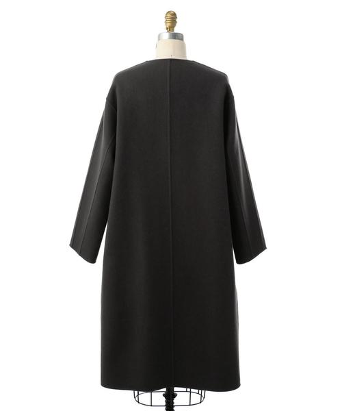 Drawer（ドゥロワー）の「Drawer メルトン ノーカラーコート（その他