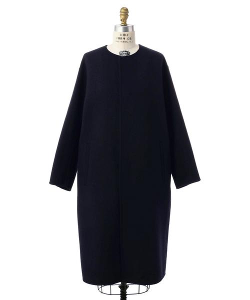 Drawer（ドゥロワー）の「Drawer メルトン ノーカラーコート（その他