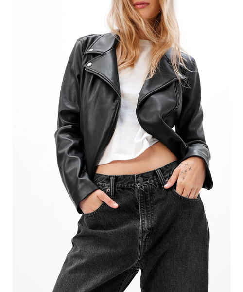 GAP（ギャップ）の「フェイクレザー ライダースジャケット（ライダース