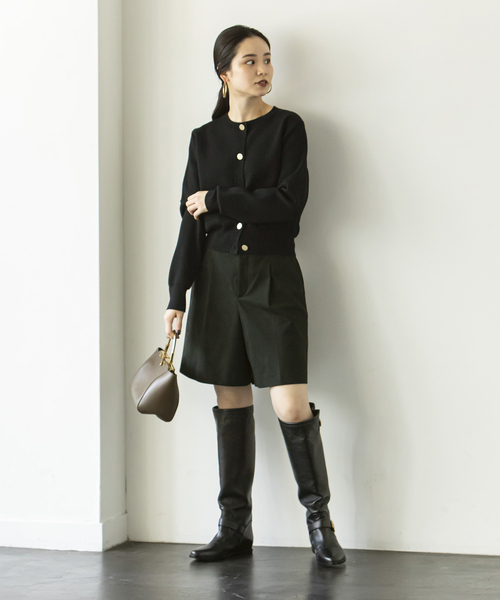 Noble（ノーブル）の「ダブル編みショートカーデ（カーディガン/ボレロ