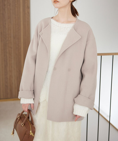 SLOBE IENA（スローブイエナ）の「souple woolダブルフェイスノー