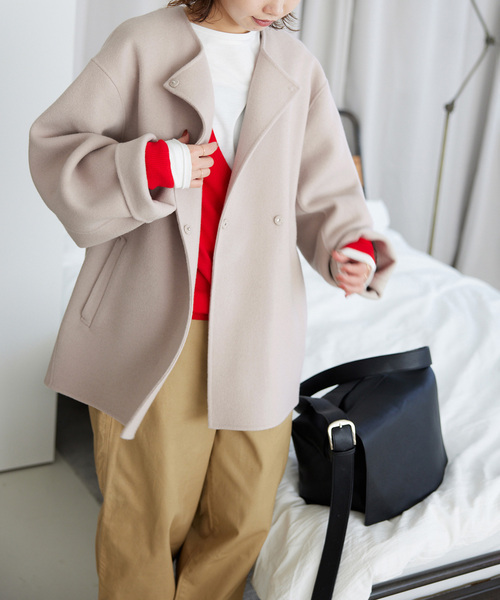 SLOBE IENA（スローブイエナ）の「souple woolダブルフェイスノー