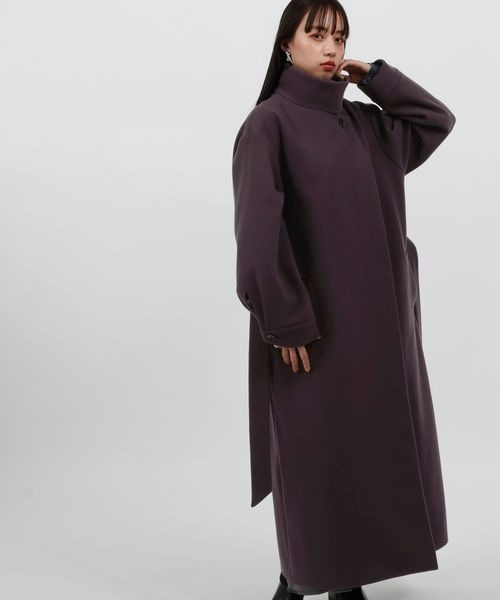 HARE（ハレ）の「ウーリーテック2WAYロングコート(HARE)（ステンカラー