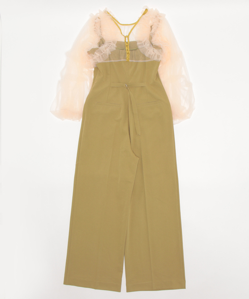 LILY BROWN（リリーブラウン）の「チュールボレロセットコンビネゾン