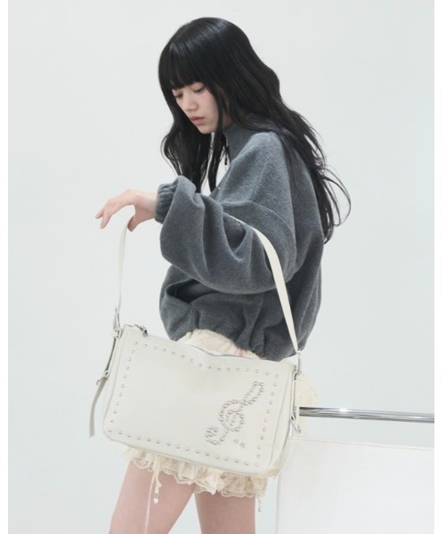 Assortment studded shoulder bag/アソートスタッズショルダーバッグ