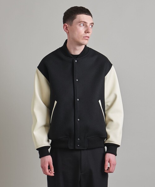 LOEFF（ロエフ）の「＜LOEFF＞メルトン スタジアムジャンパー UNISEX