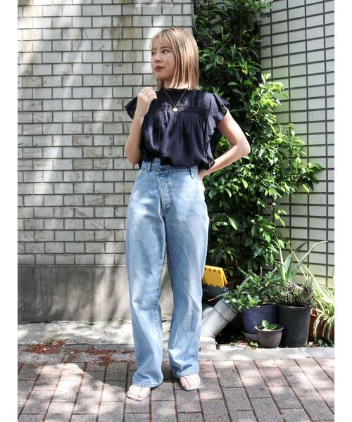 Ungrid（アングリッド）の「リメイクデザインルーズデニム（デニム