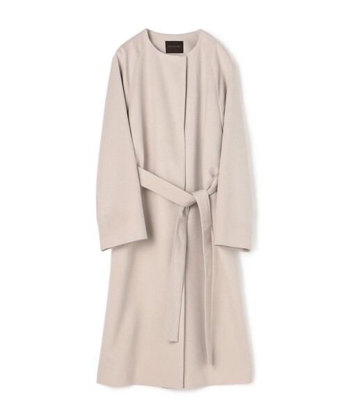 ピュアカシミヤ ノーカラーコート（ノーカラーコート）｜TOMORROWLAND