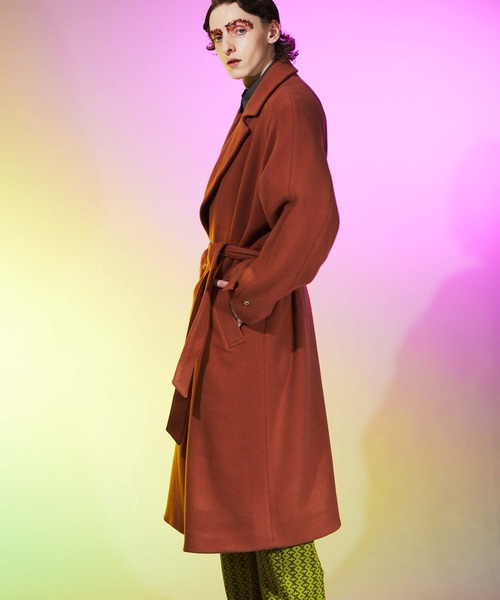 ユニセックスアイテム》SUPER160Sピュアウールダブルクロスメルトン