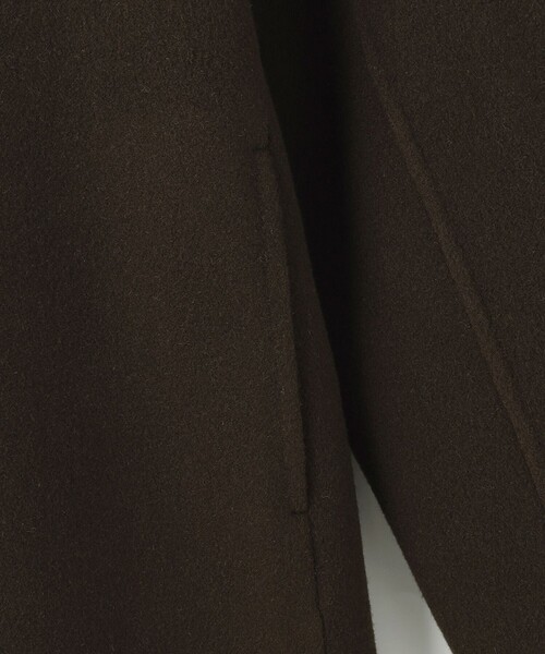 23区（ニジュウサンク）の「ウールリバー フード付き ミドル丈コート