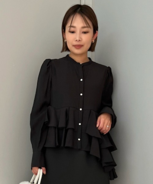 CELFORD（セルフォード）の「ラッフルペプラムブラウス（シャツ