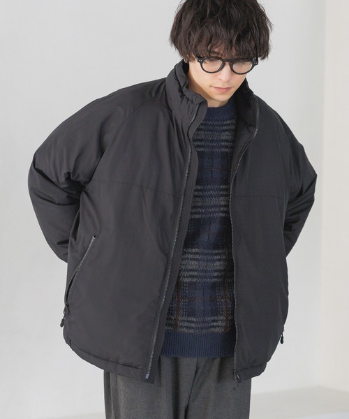 セール】【AIRTHERMAL/高機能中綿】ショート中綿ブルゾン（ダウン