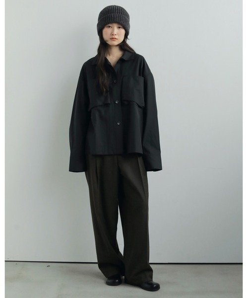 anuke（アンヌーク）の「Pocket Standcollar Shirts（シャツ/ブラウス
