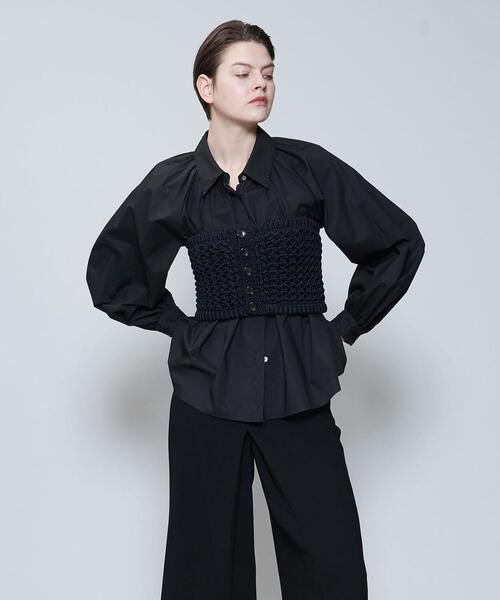 6（ロク）の「＜6(ROKU)＞コットン ボリューム エンブロイダリー