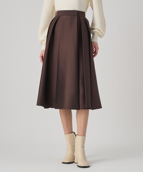 セール】ツイルタックプリーツフレア スカート（スカート）｜ANAYI