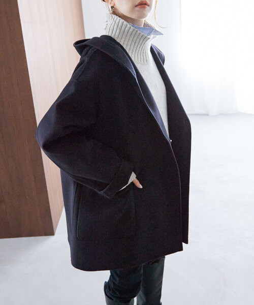 SLOBE IENA（スローブイエナ）の「HAMILTONダブルフェイスフードコート