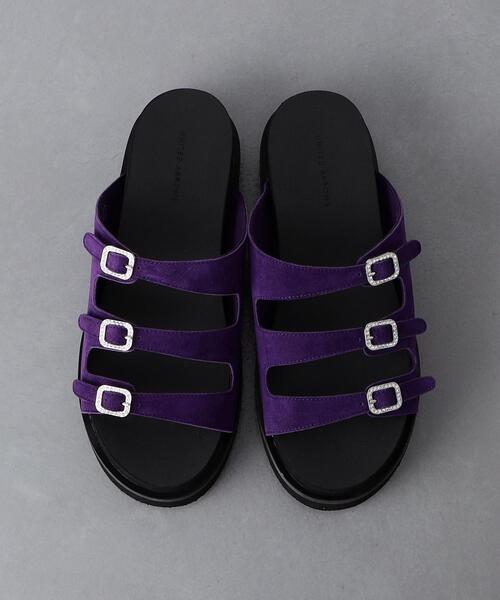 UNITED ARROWS（ユナイテッドアローズ）の「3ライン スエード ミュール