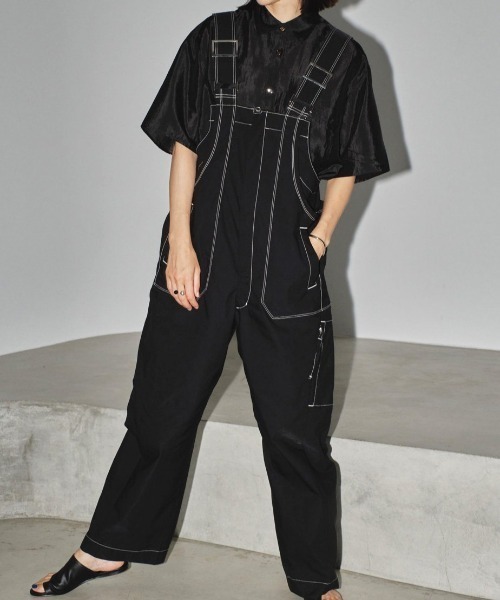 TODAYFUL（トゥデイフル）の「TODAYFUL Frontzip Cotton Salopette