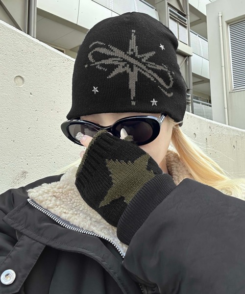 sedacle（セダクル）の「スターロゴビーニー（ニットキャップ/ビーニー