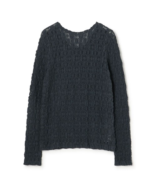 セール】コットンナイロンレース クルーネックプルオーバー（Tシャツ
