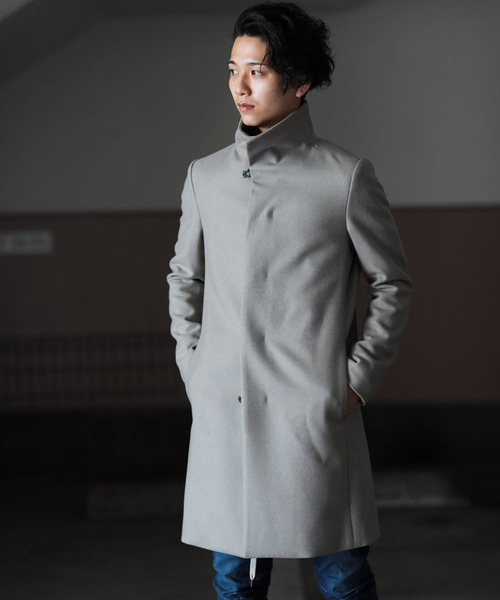 ATTACHMENT（アタッチメント）の「カシミア混平二重メルトン スタンド