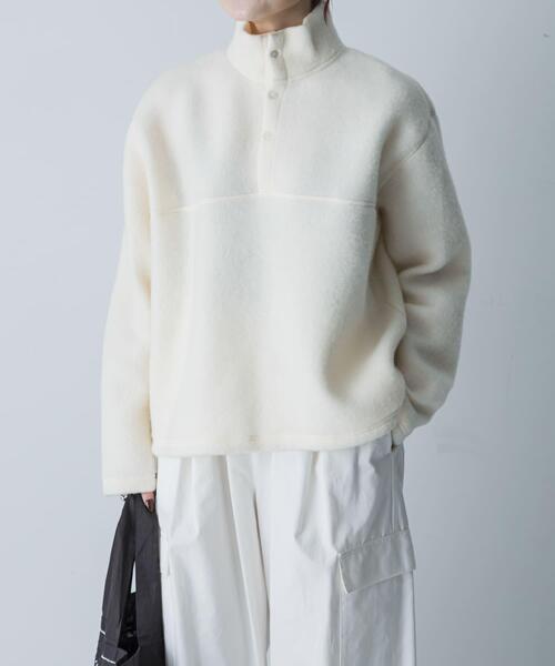 セール】ウールコットンフリースプルオーバー（その他トップス）｜か