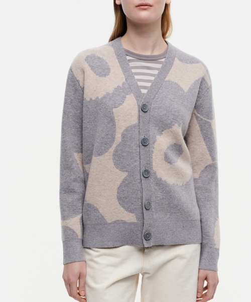 marimekko（マリメッコ）の「【kioski】Unikko / Sif wool cardigan