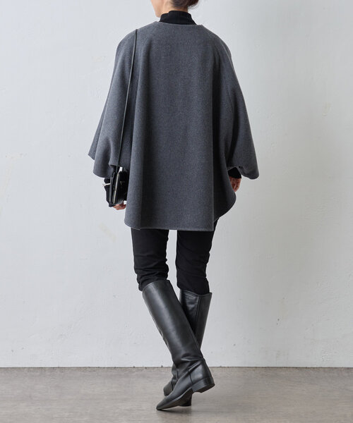 BEARDSLEY（ビアズリー）の「ウールポンチョコート（その他アウター