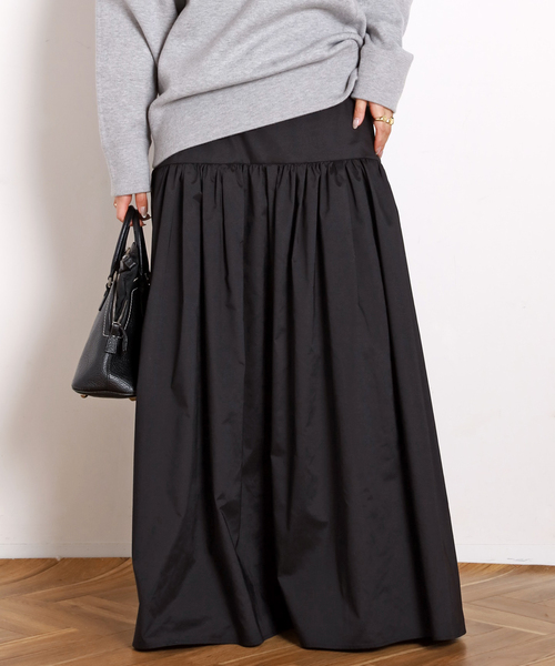 セール】タフタギャザーマキシスカート（スカート）｜AP STUDIO