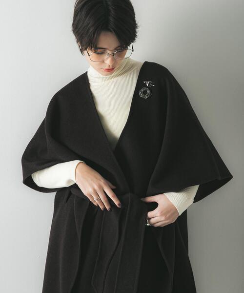 セール】ウールカシミヤリバーポンチョ（ポンチョ）｜URBAN RESEARCH