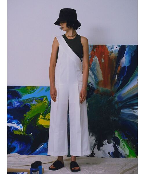 UN3D.（アンスリード）の「ワンショルダーオールインワン（つなぎ