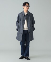 Mackintosh｜マッキントッシュ（メンズ）のステンカラーコート（ブルー