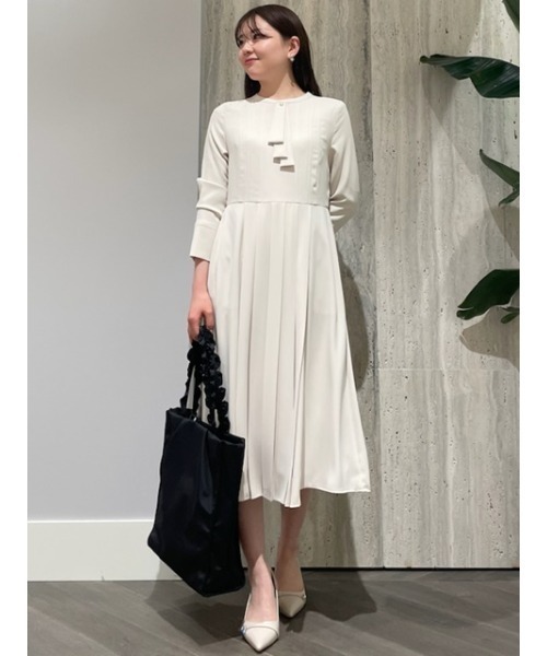 CELFORD（セルフォード）の「ボウタイプリーツワンピース（ワンピース
