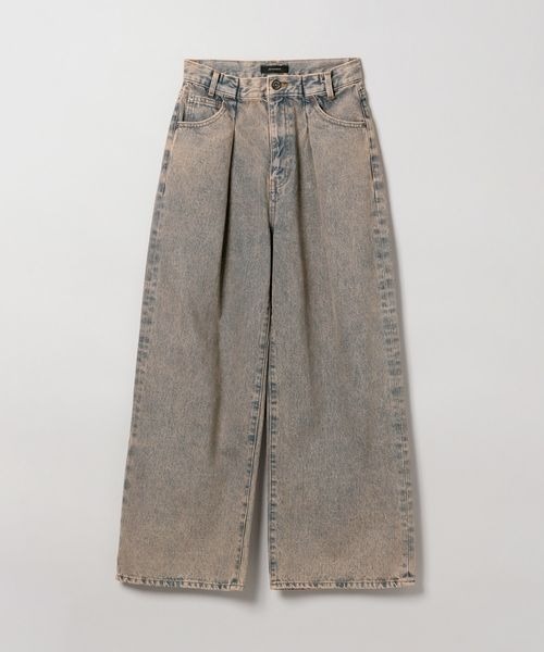 セール】タックデニムワイドパンツ/974143（デニムパンツ）｜JEANASIS