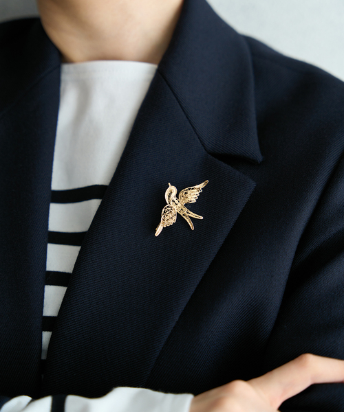 IENA（イエナ）の「【Junco Paris/ジュンコパリ】 bird brooch