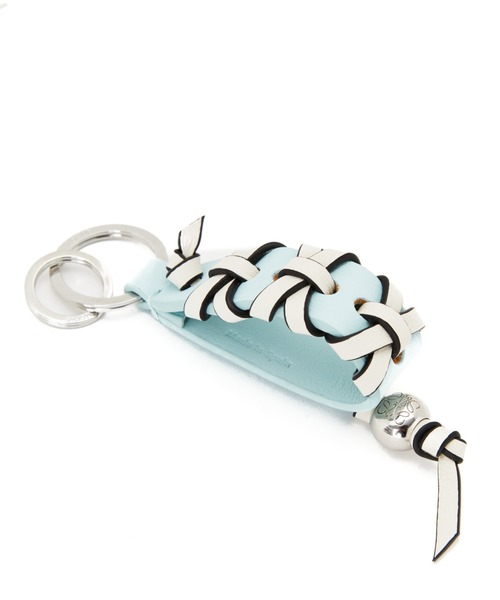 LOEWE（ロエベ）の「クロスブレイデッド キーリング（クラシックカーフ