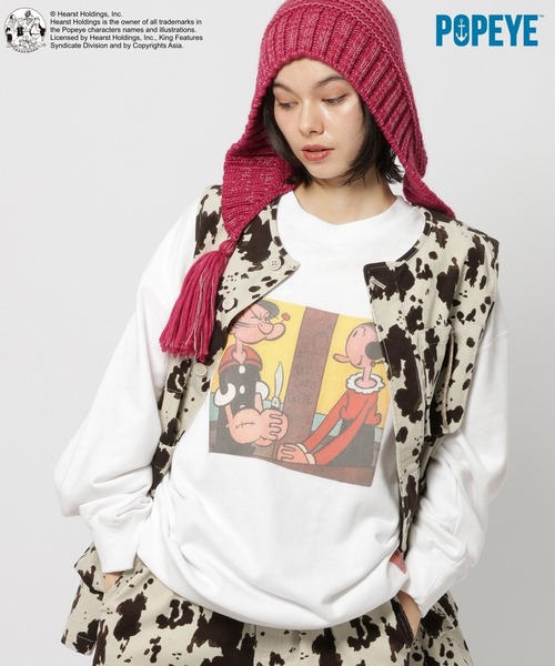 niko and（ニコアンド）の「【POPEYE(TM)】CHARACTER PRINT