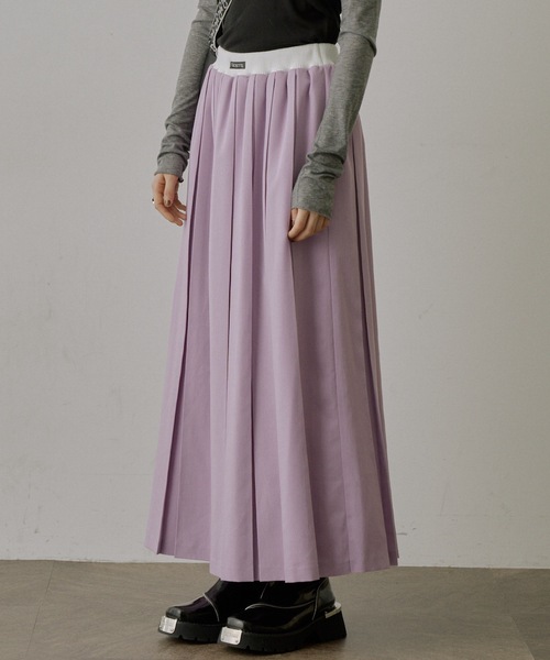 VIOLETTA（ヴィオレッタ）の「ウエストリブプリーツロングスカート