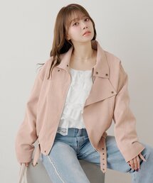 Chico（チコ）の「パイピングミディショールカラーコート（その他