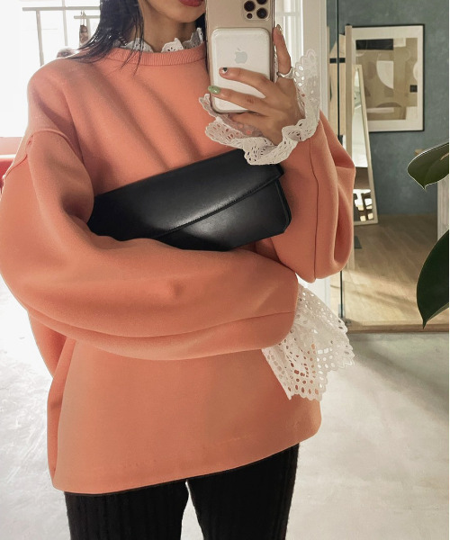 Ameri（アメリ）の「CLASSIC ROUND FORM TOP（スウェット）」 - WEAR