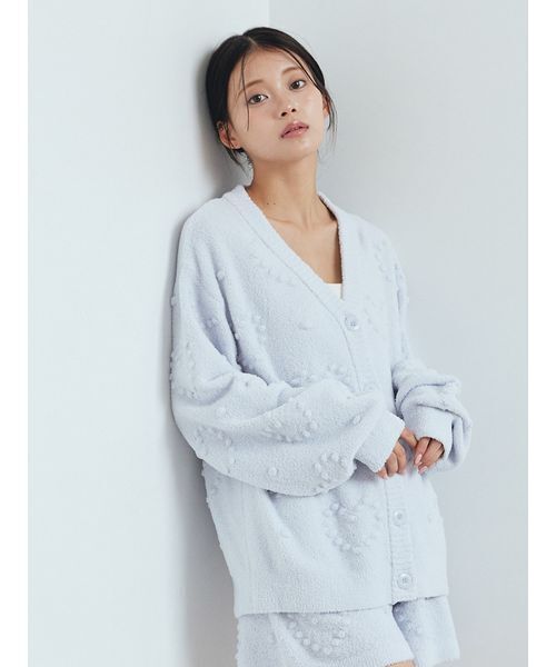 gelato pique（ジェラートピケ）の「ハート柄カーディガン（ルーム